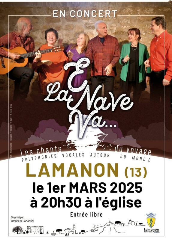 Concert E La Nave Va: Polyphonies vocales autour du monde