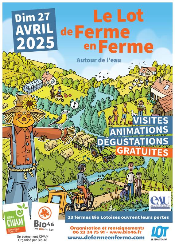 De Ferme en Ferme, Venez visiter l'agriculture lotoise !