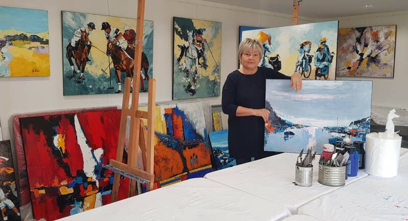 STAGE PEINTURE ACRYLIQUE AU COUTEAU!