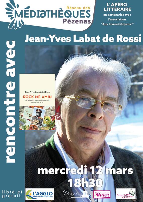 Apéro-littéraire avec Jean-Yves Labat de Rossi