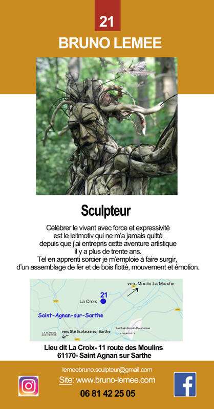 Le sculpteur Bruno Lemée ouvre son atelier