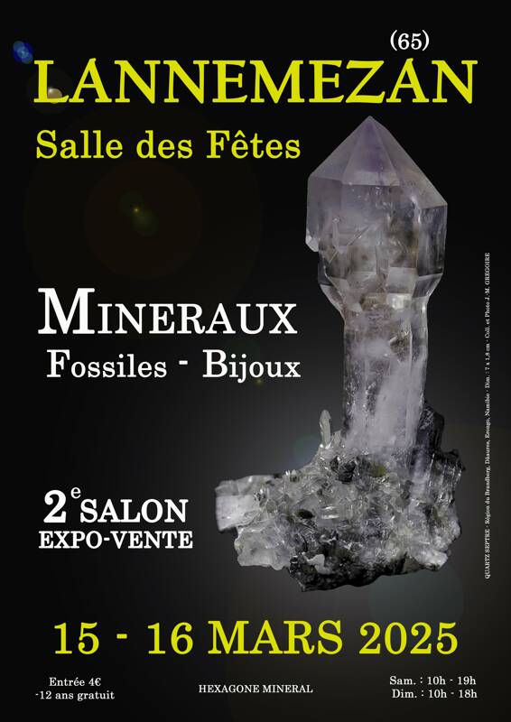 2e SALON MINERAUX FOSSILES BIJOUX