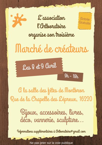 Troisième marché de créateurs de l'Artboratoire