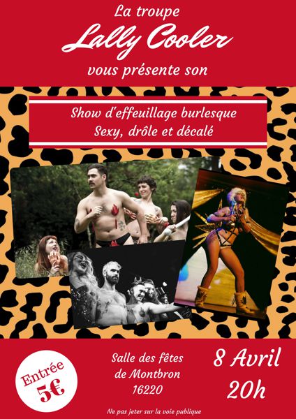 Spectacle burlesque de la Troupe Lally Cooler