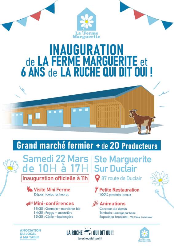 Inauguration de La Ferme Marguerite et grand marché fermier