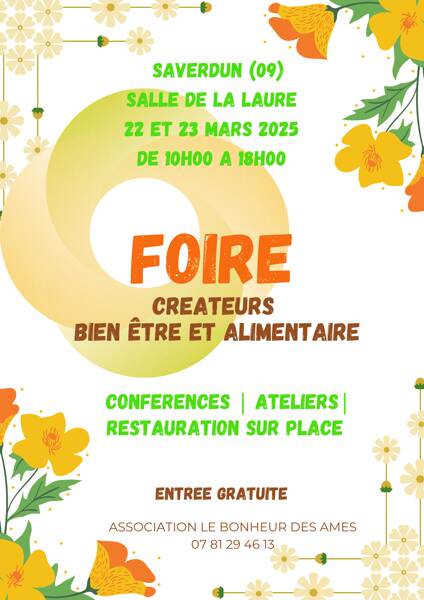 FOIRE DE PRINTEMPS LES 22 ET 23 MARS A SAVERDUN 09700