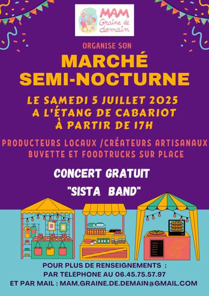 Marché semi nocturne