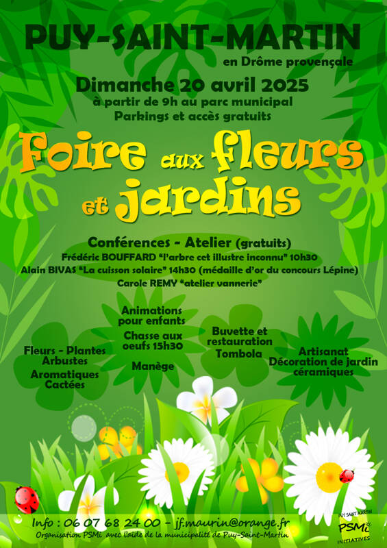FOIRE aux FLEURS et JARDINS
