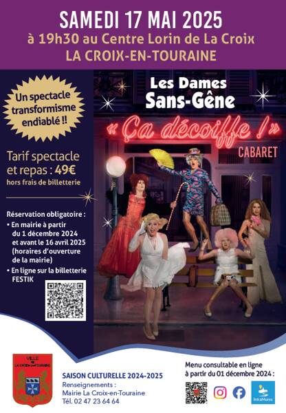CABARET ET REPAS LA CROIX-EN-TOURAINE