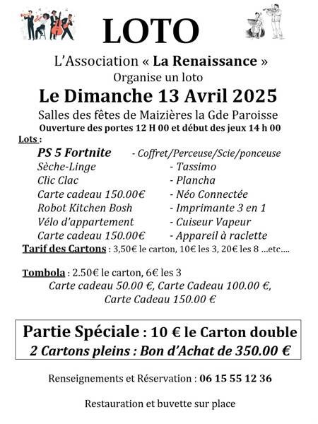 LOTO de La Renaissance