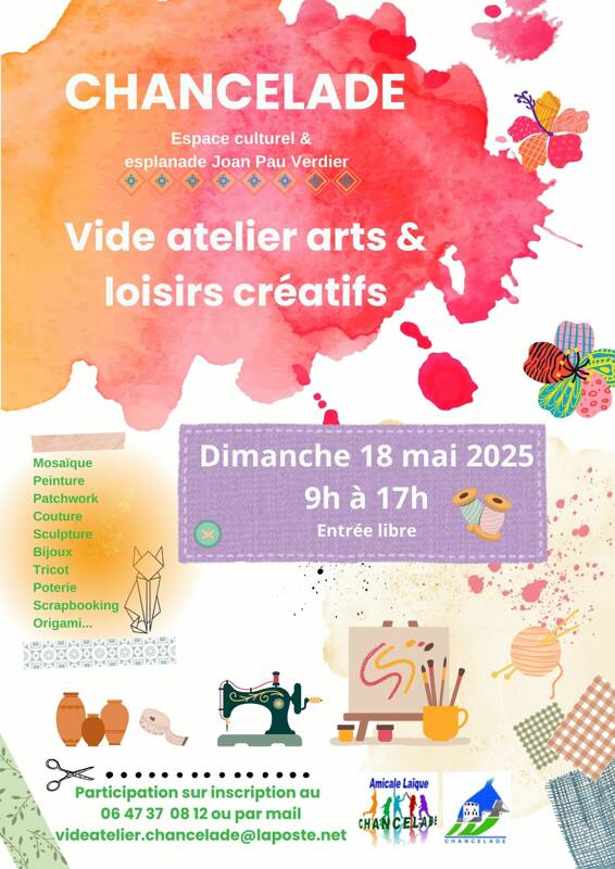 Vide atelier Arts et Loisirs créatifs