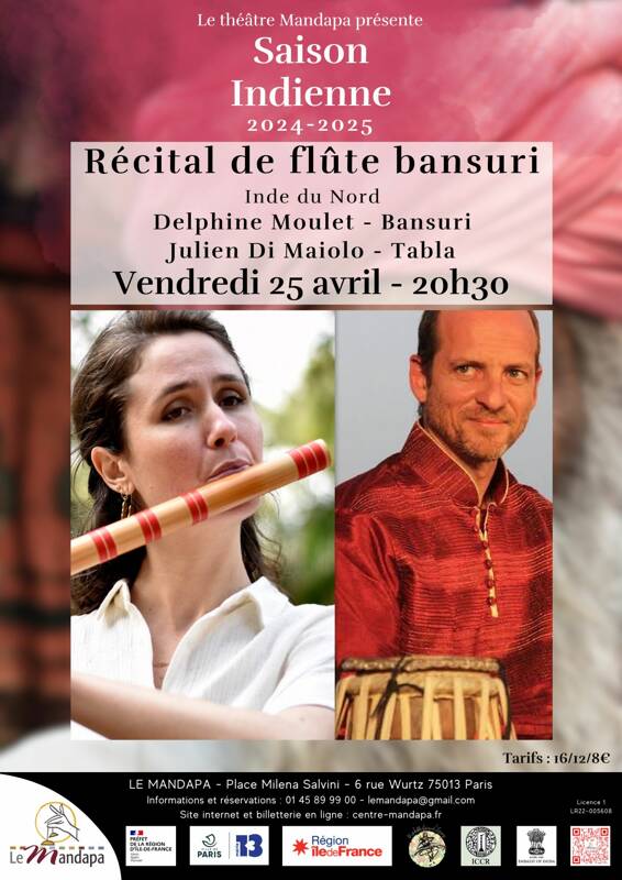 Récital de flûte bansuri - Musique classique indienne
