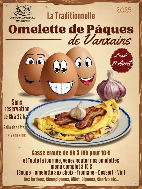 OMELETTE DE PAQUES