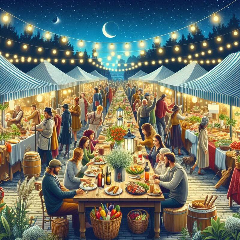Marché nocturne