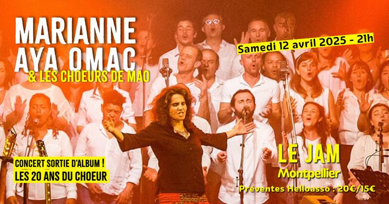 Marianne Aya Omac et les Choeurs de Mao, de retour au Jam !