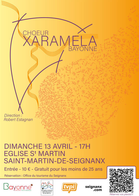 Xaramela chante à Saint Martin de Seignanx