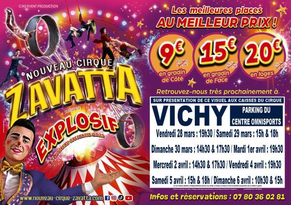 Nouveau Cirque Zavatta à Vichy 2025