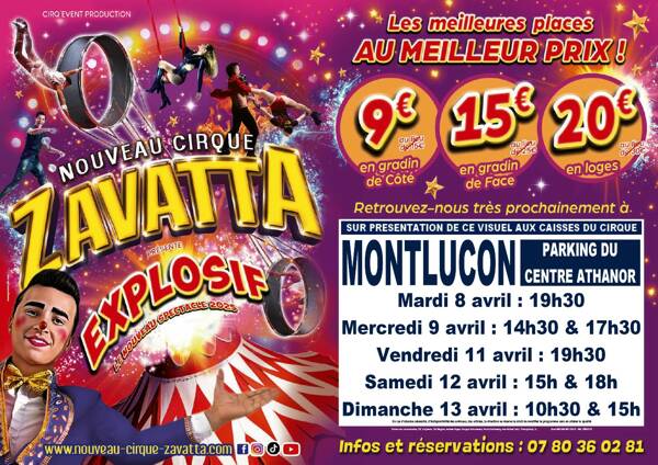 Nouveau Cirque Zavatta à Montluçon 2025