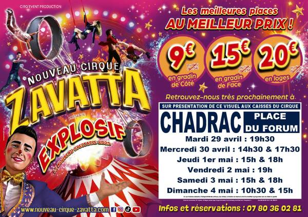Nouveau Cirque Zavatta à Chadrac 2025