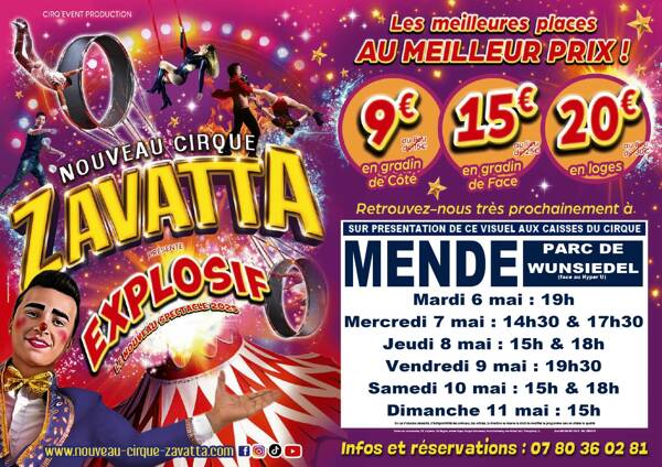 Nouveau Cirque Zavatta à Mende 2025