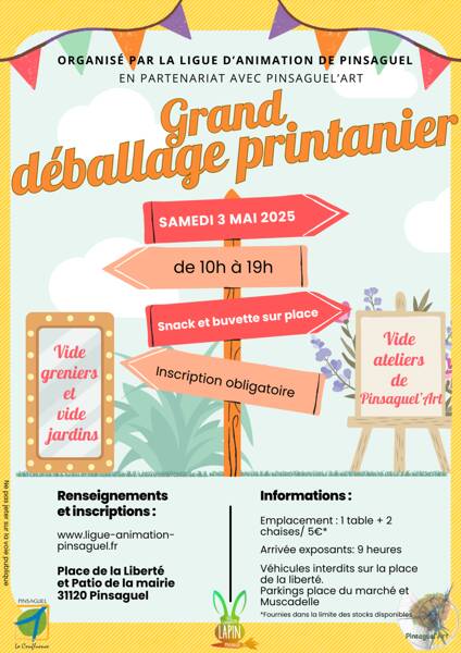Grand déballage printanier 2025