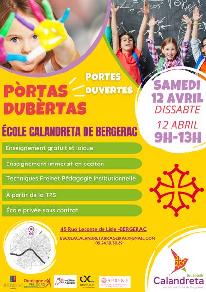 PORTES OUVERTES ECOLE CALANDRETA 