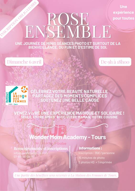 Rose Ensemble - L'expérience photo magique ert solidaire