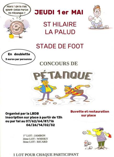 Concours de pétanque 