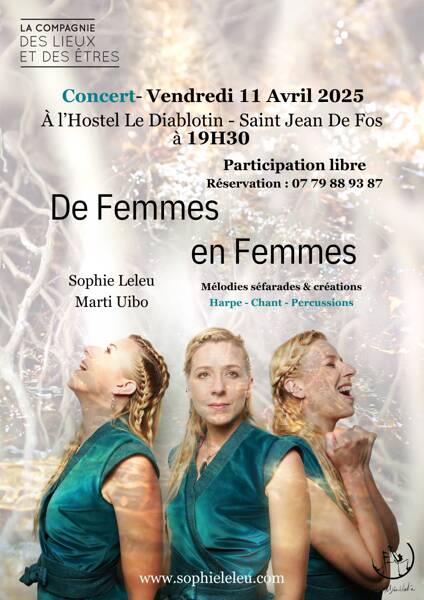 Concert - Femmes en Femmes - Harpe