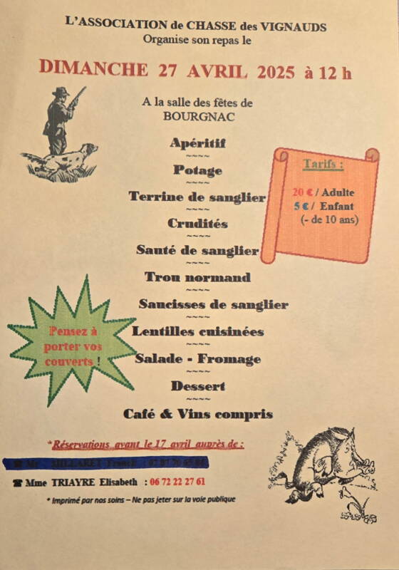 Repas de chasse