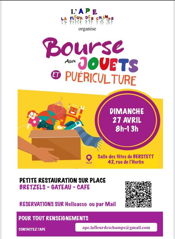 Bourse de puériculture et de jouets