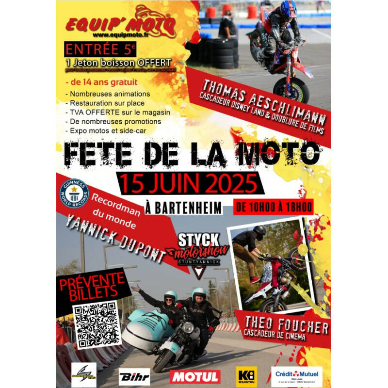 fete de la moto Equip'moto Bartenheim 15 juin 2025
