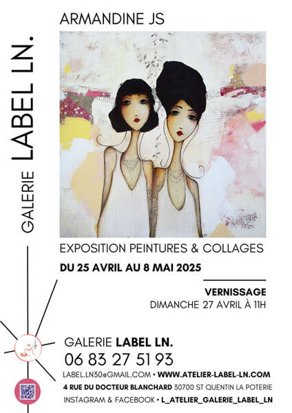 Exposition Peinture et Collages - Armandine JS