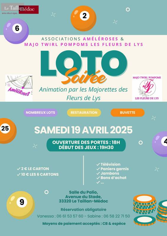 Super loto Améléroses animé par les Majo-Twirl les Fleurs de Lys
