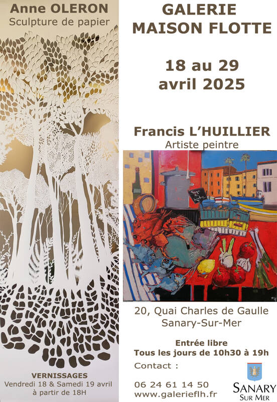 Exposition Couleurs, matières et sculptures de papier