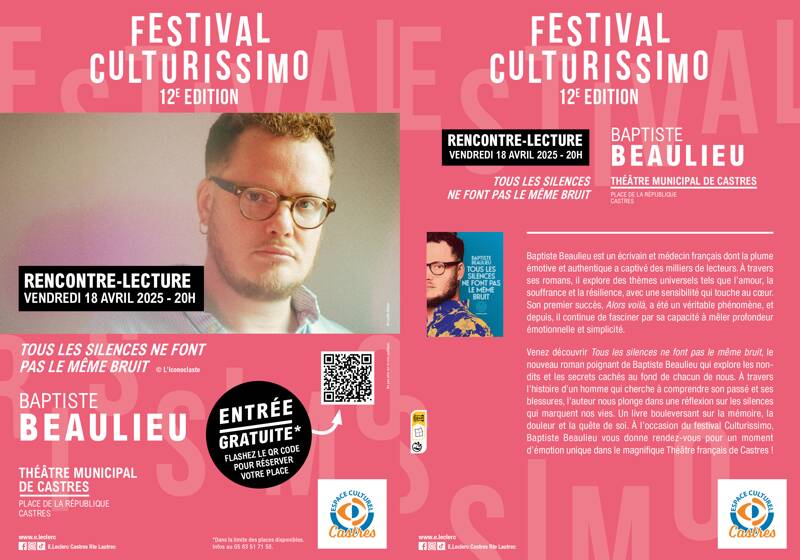 FESTIVAL CULTURISSIMO : Baptiste Beaulieu