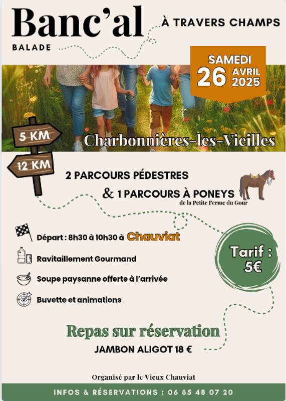 Balade Banc'al à travers champs