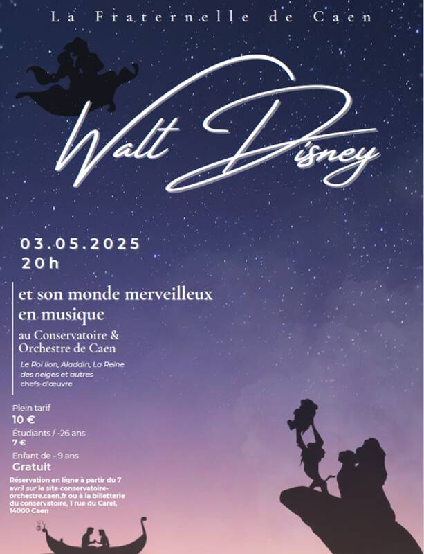 Walt Disney et son monde merveilleux en concert