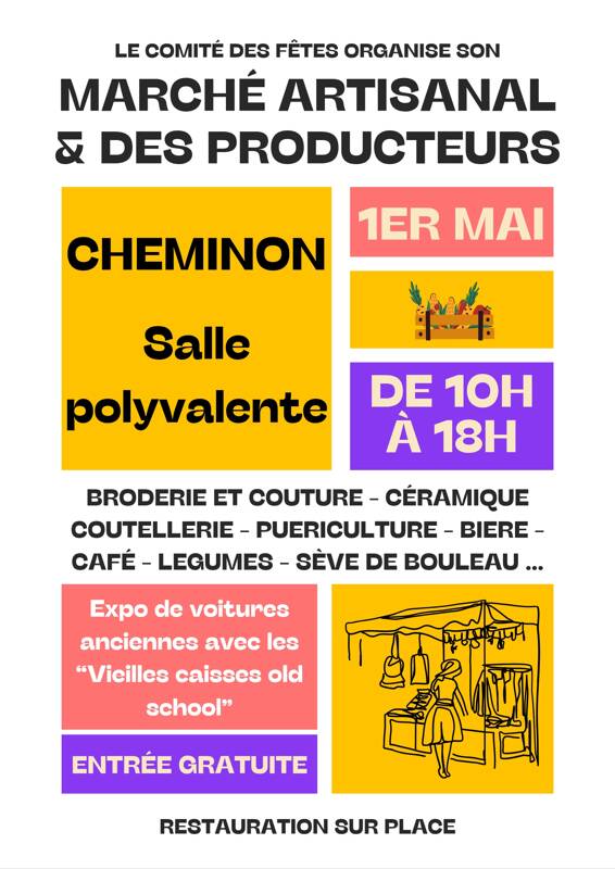 MARCHE ARTISANAL ET DE PRODUCTEURS