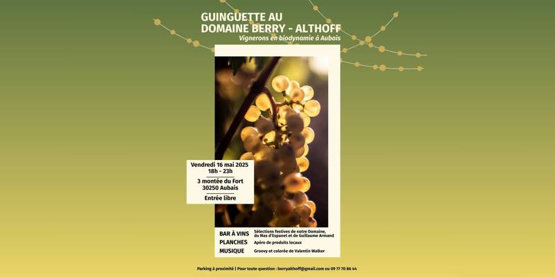 Guinguette au Domaine Berry - Althoff