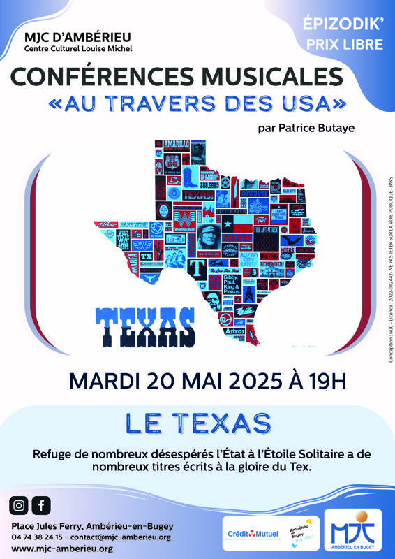 Conférences Musicales au travers des USA - TEXAS
