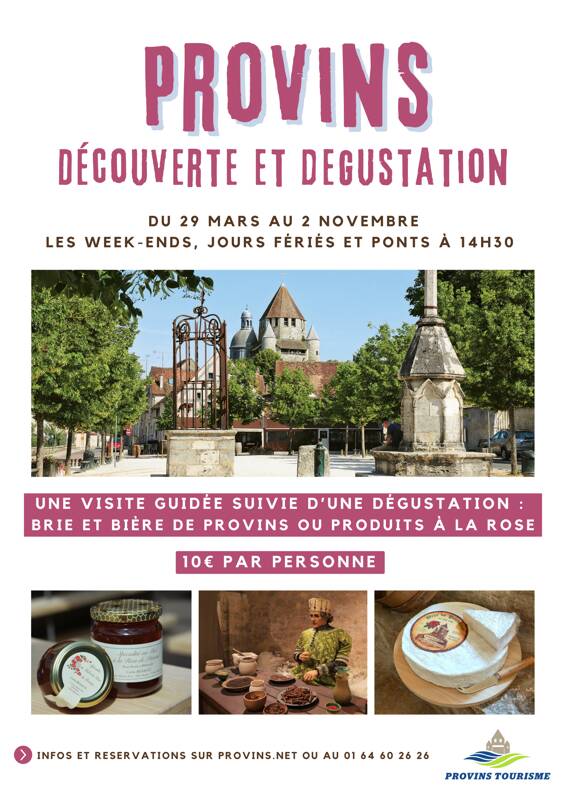 Provins, découverte et dégustation – Visite guidée