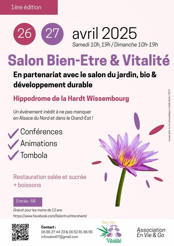 Salon Bien-être, Vitalité, Jardin, Bio, Durable