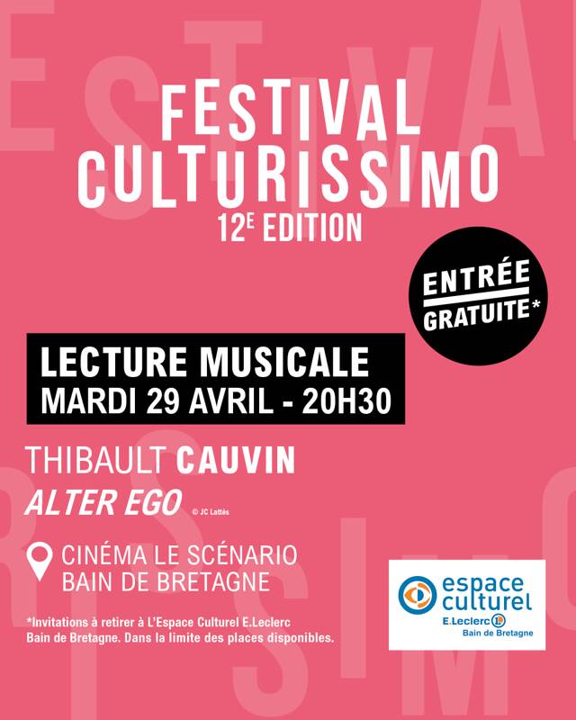 Festival culturissimo - Thibault Cauvin