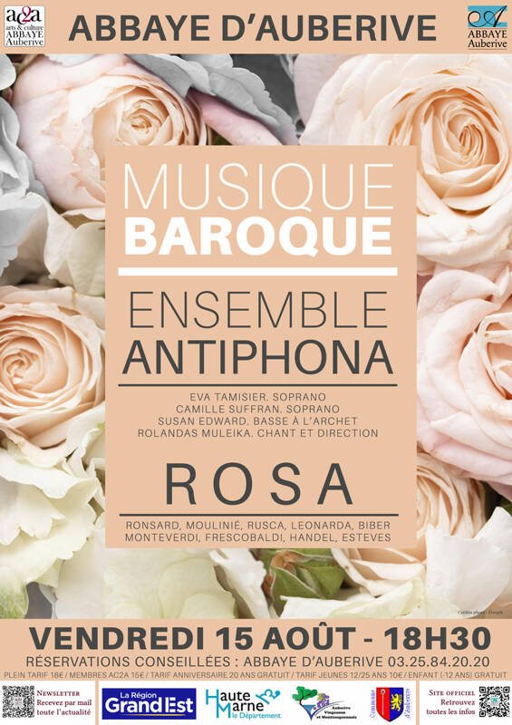 Concert de musique baroque avec l'Ensemble Antiphona
