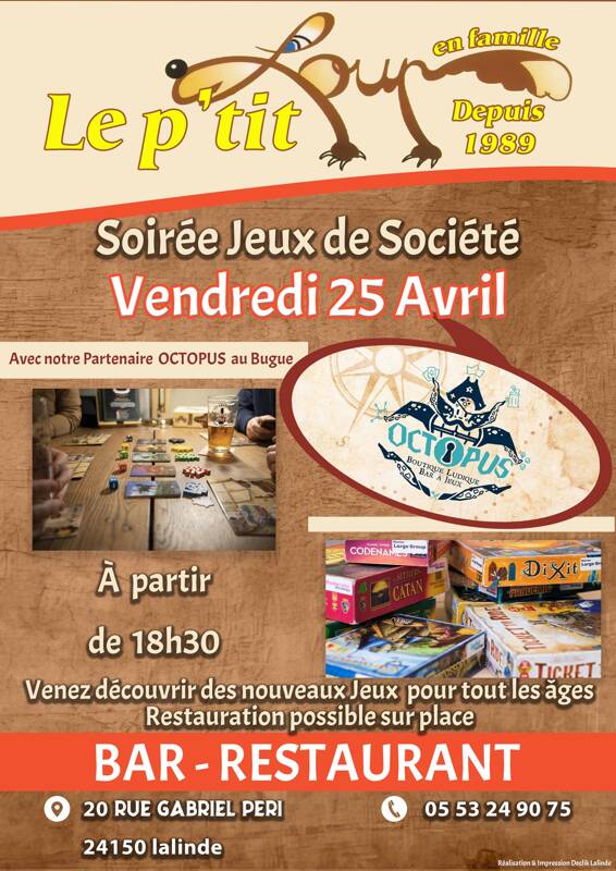 Soirée Jeux de Société