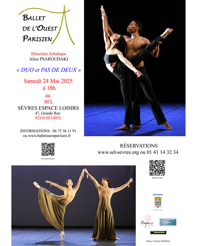 Spectacle de danse DUO et PAS DE DEUX