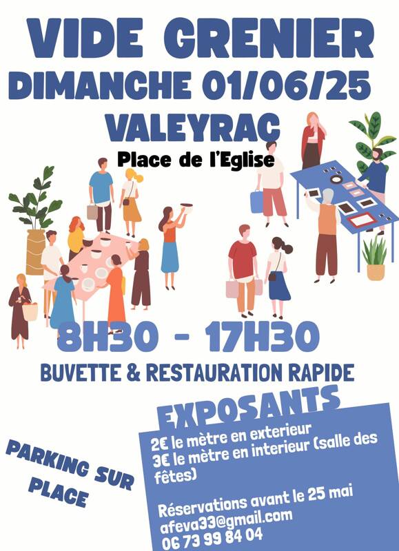 Vide-grenier du 1er juin à Valeyrac