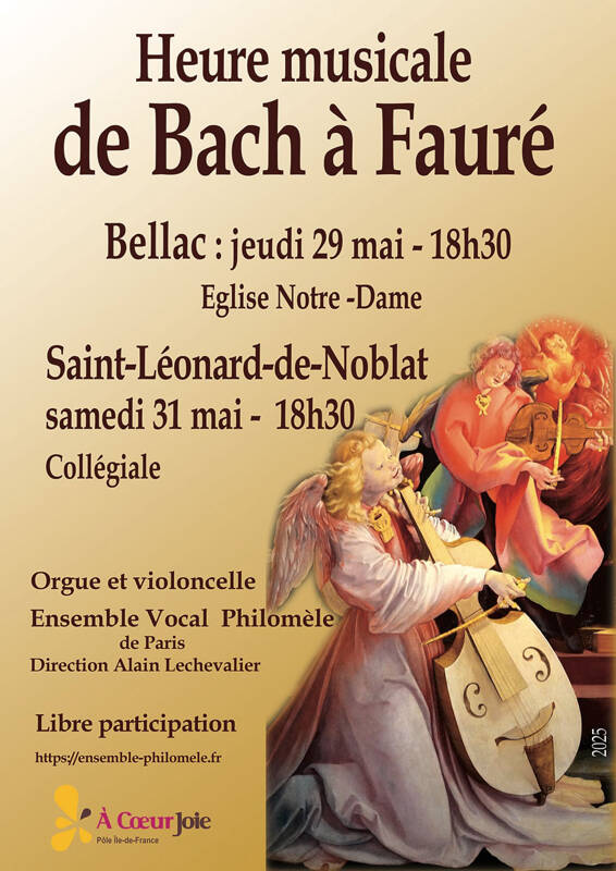 Heure musicale de Bach à Fauré