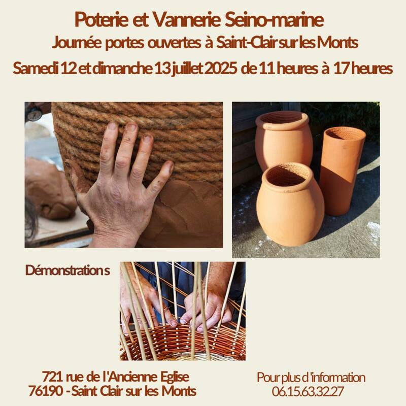 Portes ouvertes ^poterie et vannerie seino marine